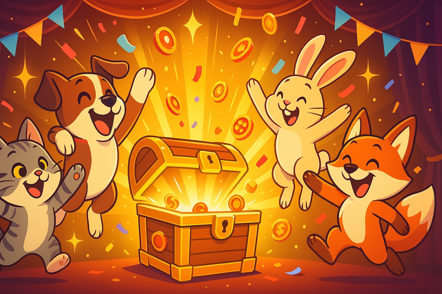 Layar bonus dan putaran gratis dalam Fortune Mouse di bang4d